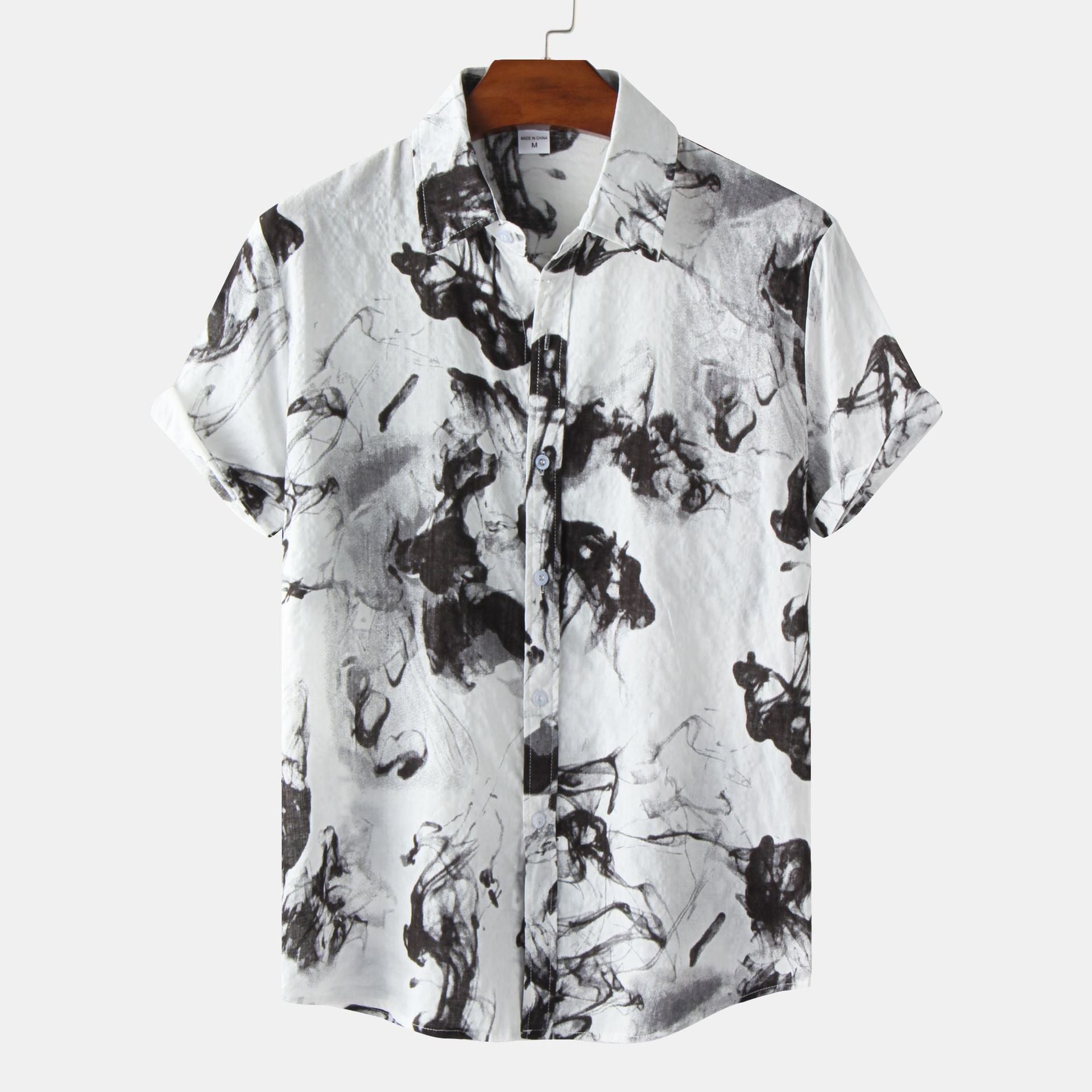 Summer Hawaiian Style Printed Men's Shirt