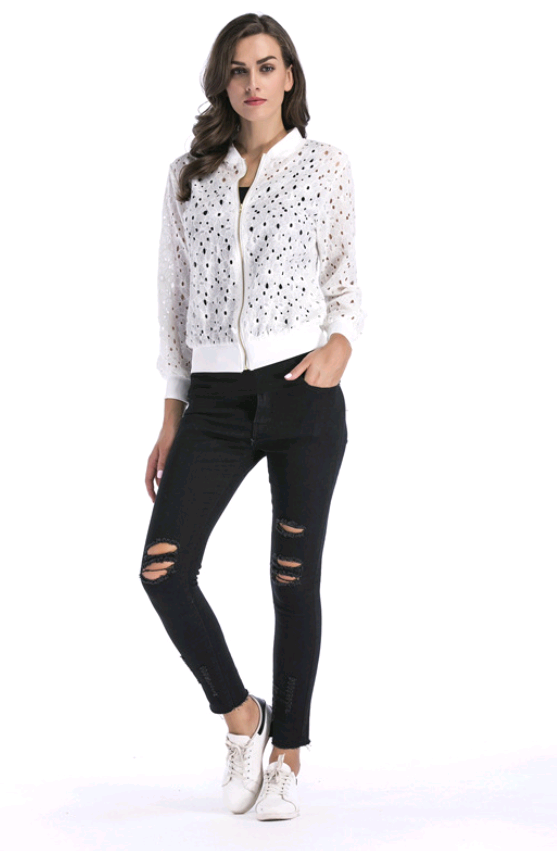 2020 Spring Summer Lace Hollow Out Cardigan for Women