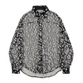 2020 Summer Men's Casual Hollow Flower Shirt