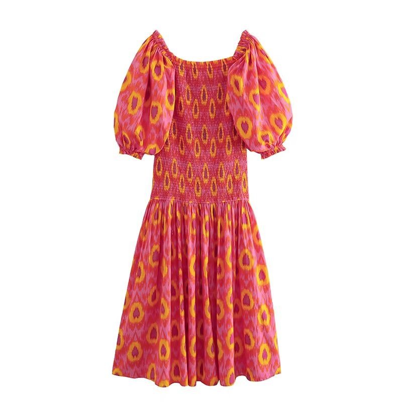 2023 Spring/Summer Floral Midi Dress (O1940)