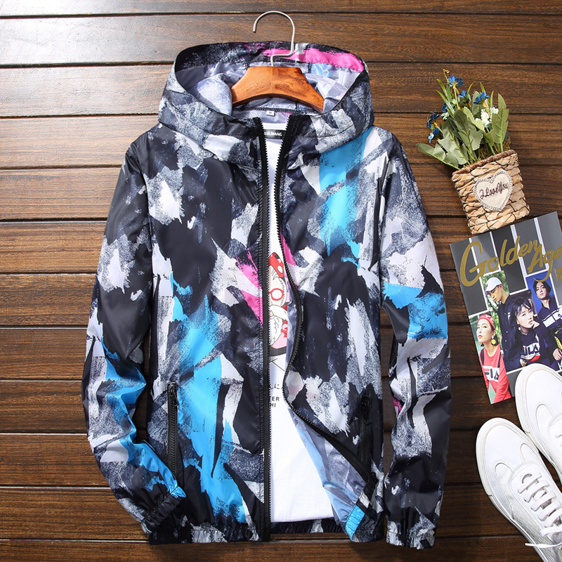 Camouflage Hooded Youth Casual Jacket