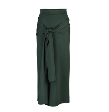 Solid Color Muslim Hip Skirt for Women