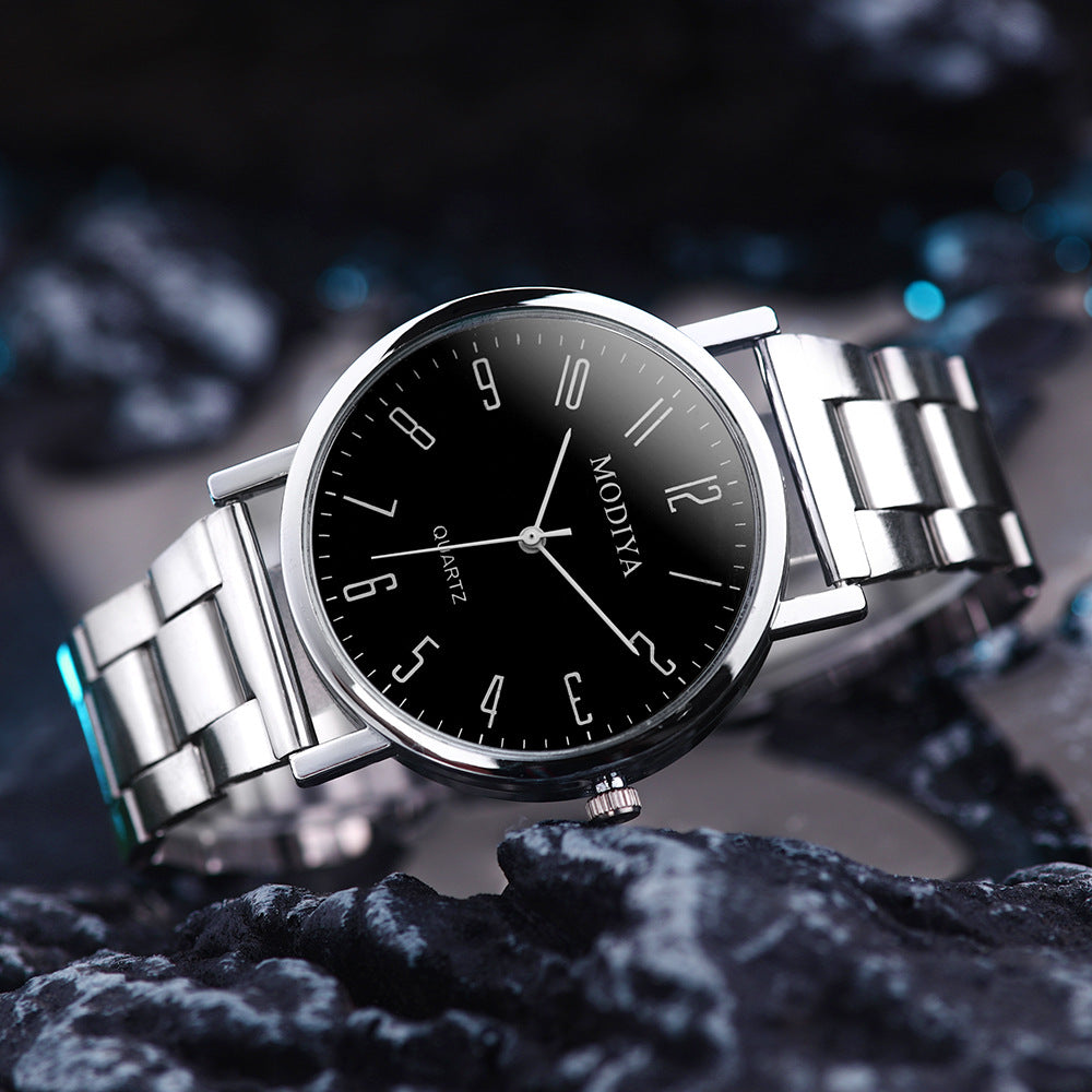 Simple Alloy Band Quartz Watch for Men | Evarisluxe