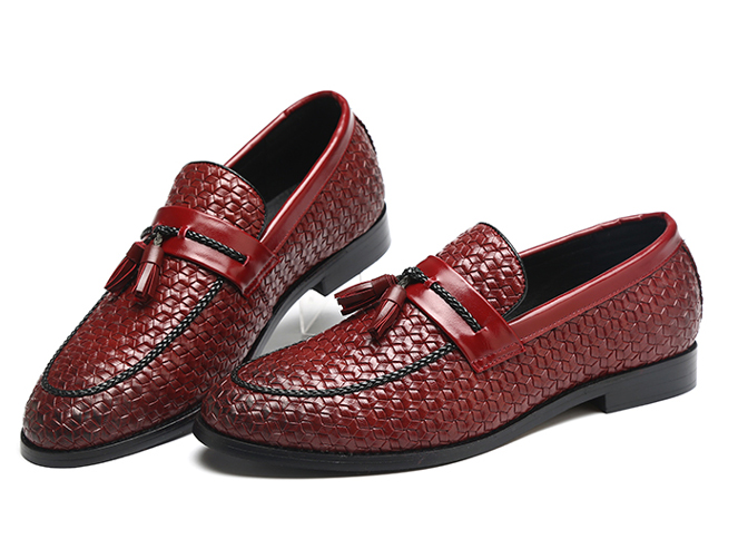 Fringe Leather Shoes for Men - British Style Loafers