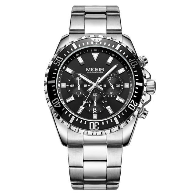 MEGIR Multifunctional Quartz Watch for Men 2064