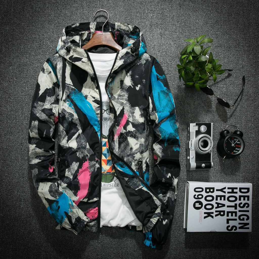 Camouflage Hooded Youth Casual Jacket