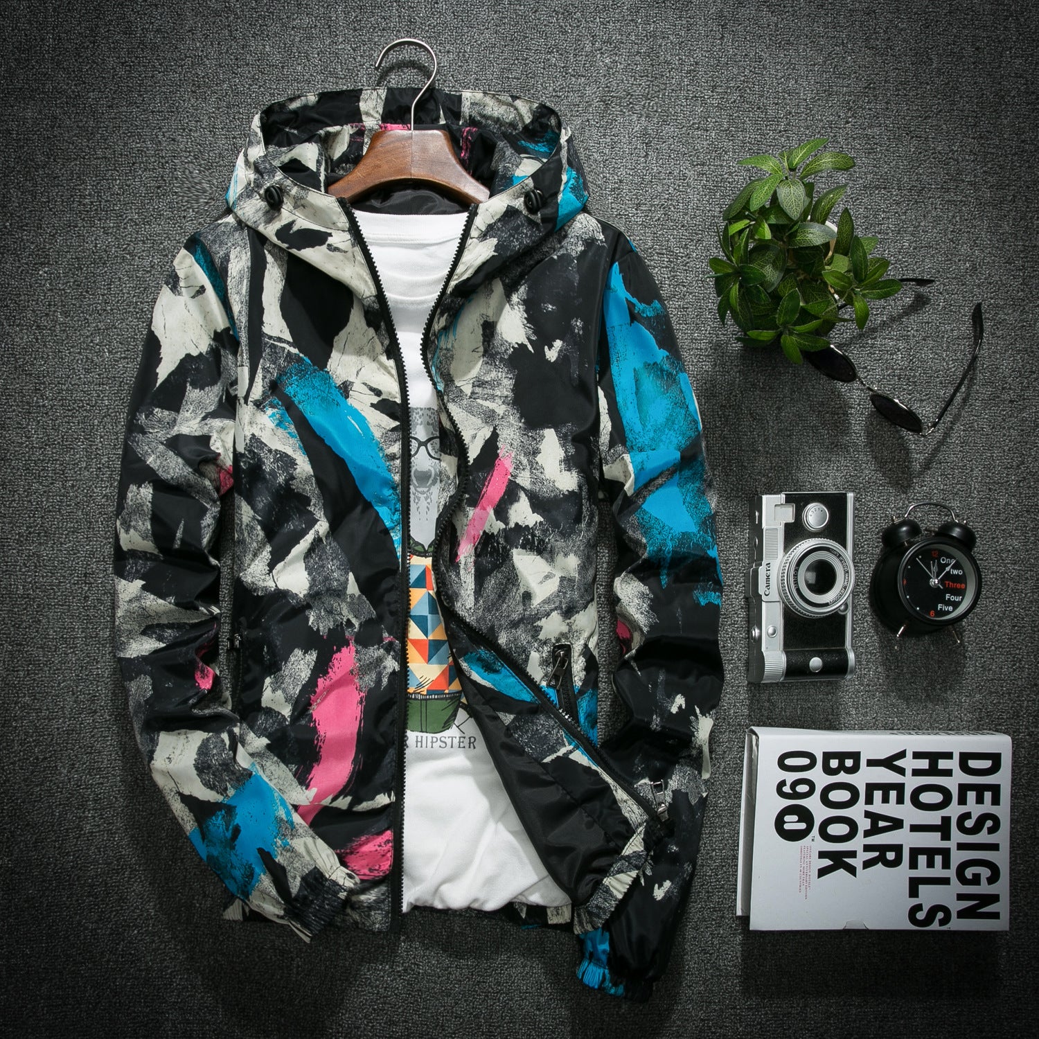 Camouflage Hooded Youth Casual Jacket