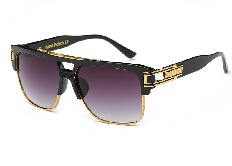 Retro Colorful Reflective Sunglasses for Men and Women