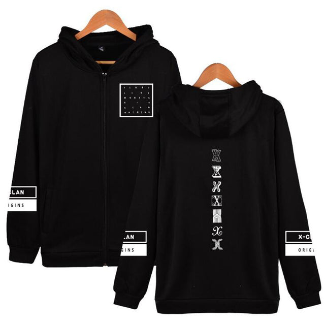 KPOP Monsta X Hoodie Jacket for Women (4XL)