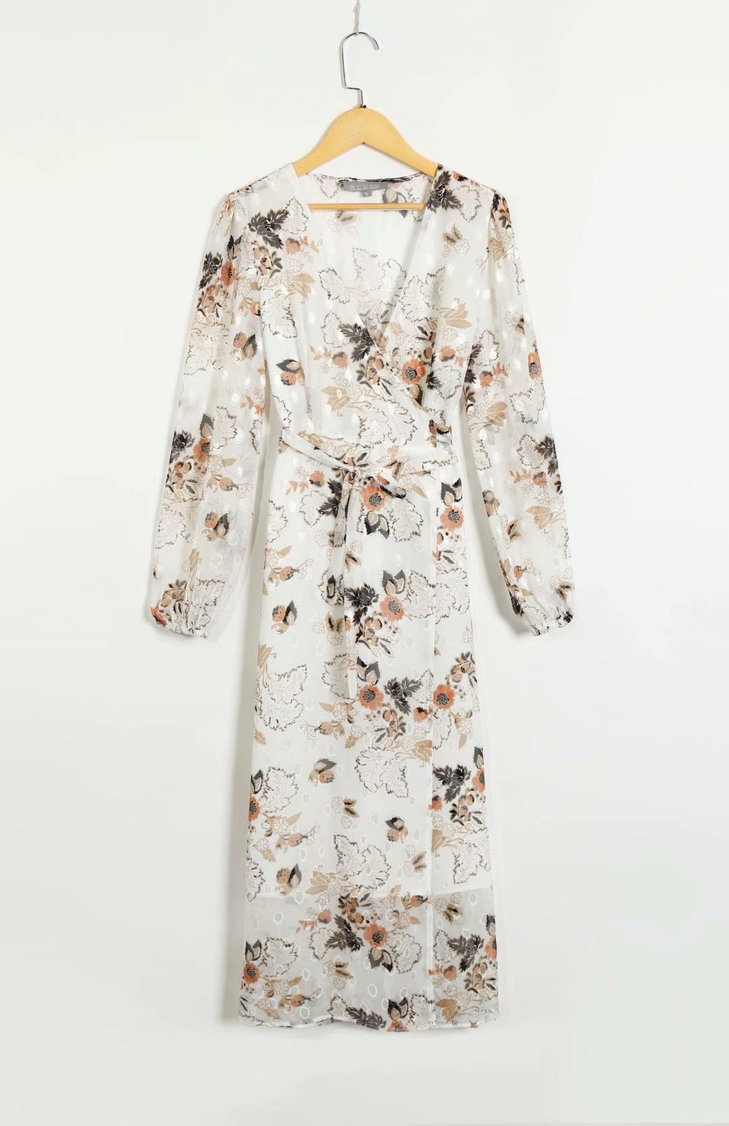 2024 Spring/Summer V-Neck Puff Sleeve Dress