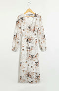 2024 Spring/Summer V-Neck Puff Sleeve Dress