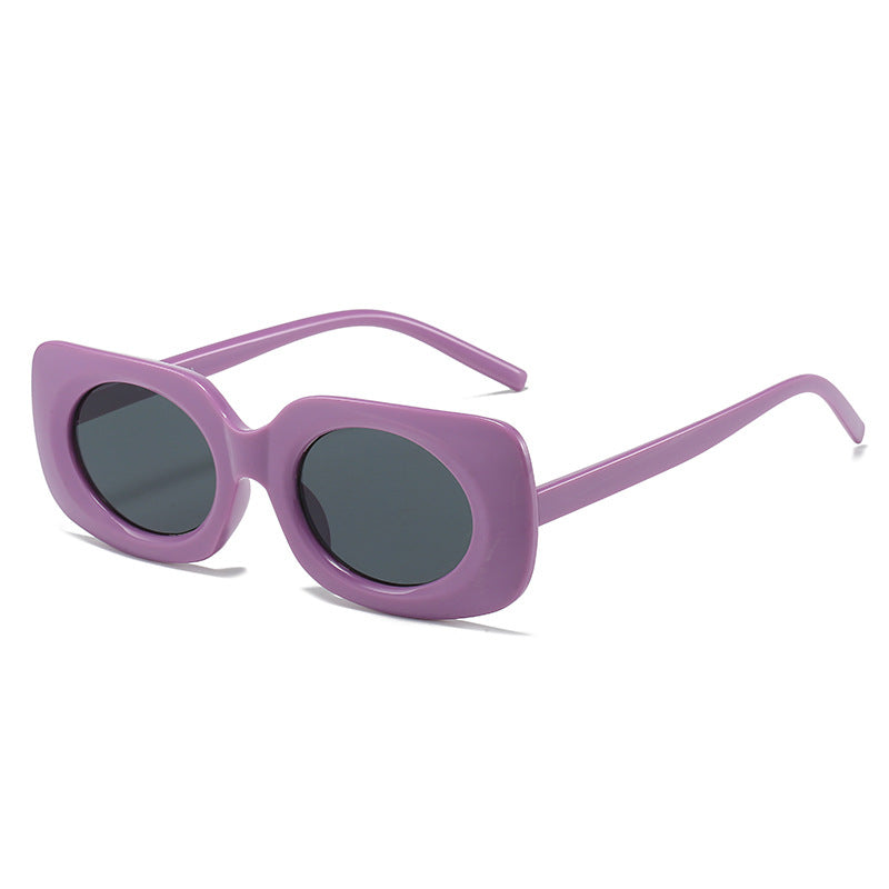 2022 Square Sunglasses in Pastel Colors for Women