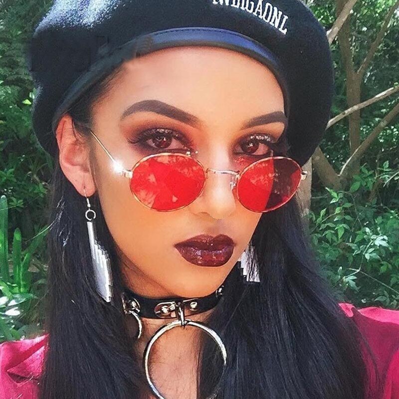 Retro Oval Sunglasses for Men and Women - Classic Style