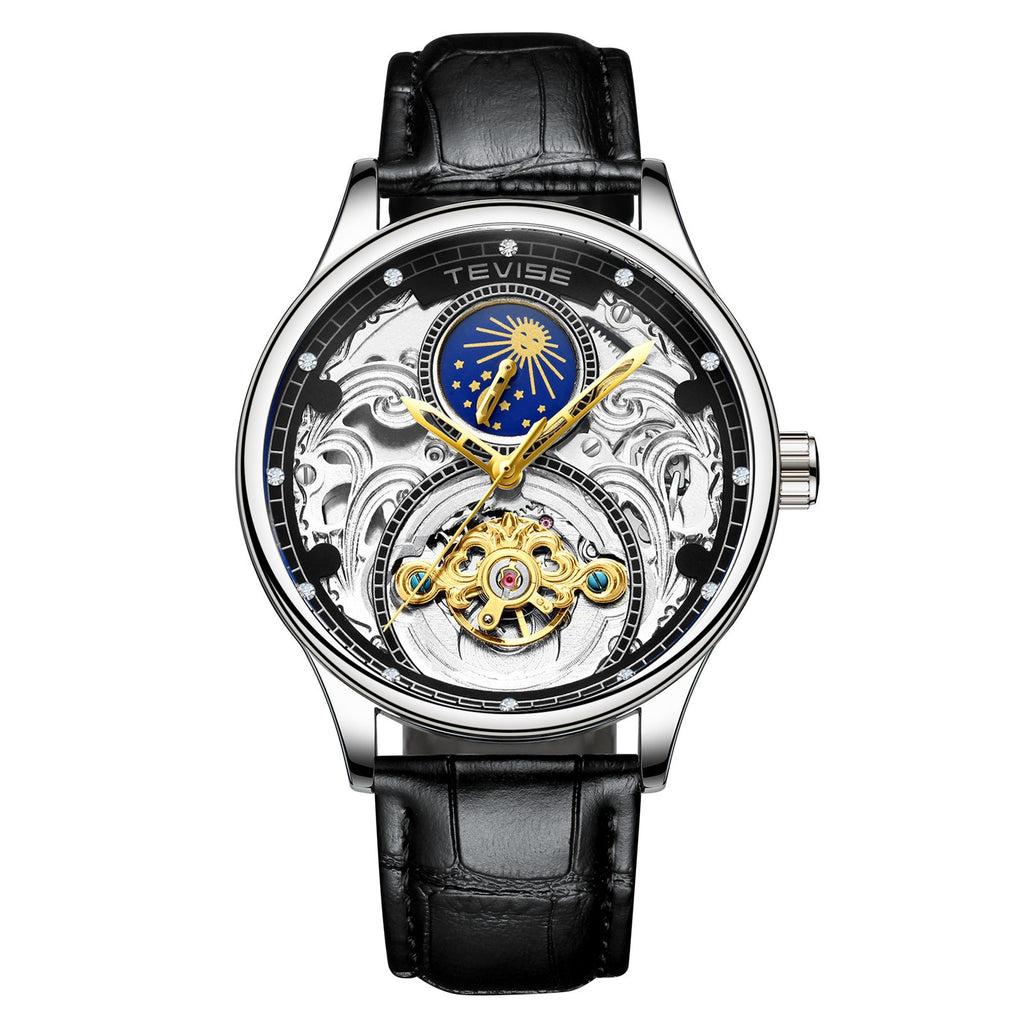 Tevise Swiss Hollow Automatic Mechanical Watch for Men
