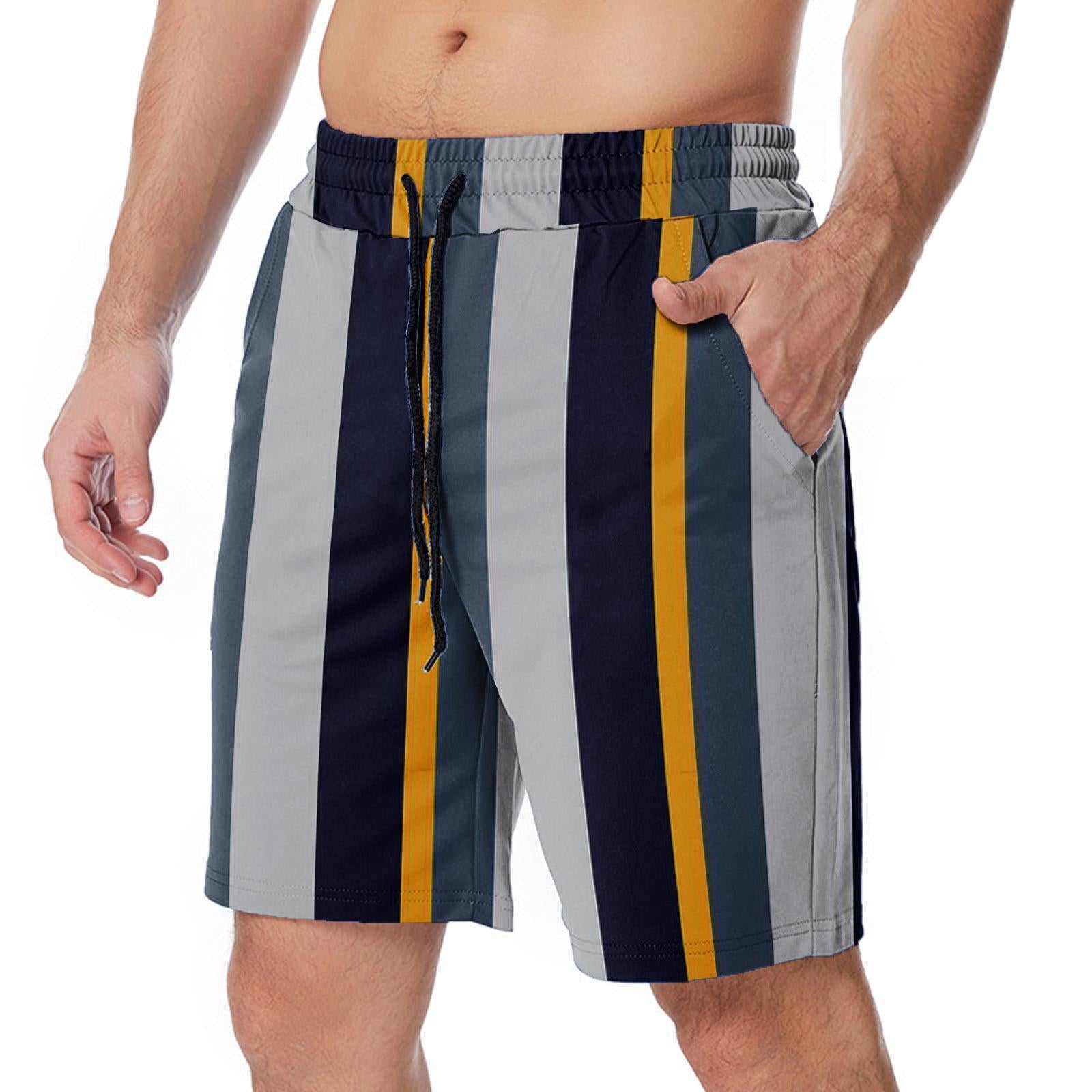 2023 Summer Men's 3D Digital Print Beach Shorts