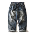 Trendy Summer Loose Casual Cropped Jeans