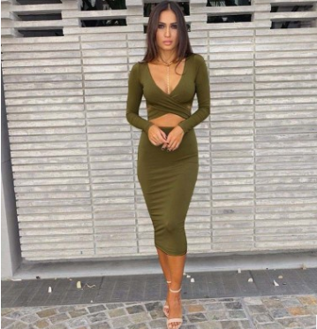 Evarisluxe Sculpted Bandage Mini Dress