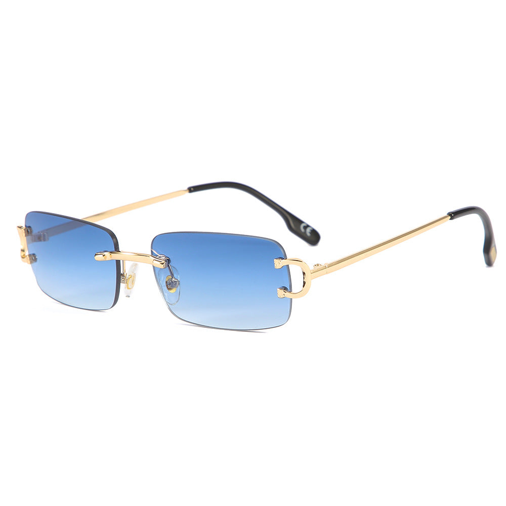 Square Frameless Sunglasses for Women - Trendy Style