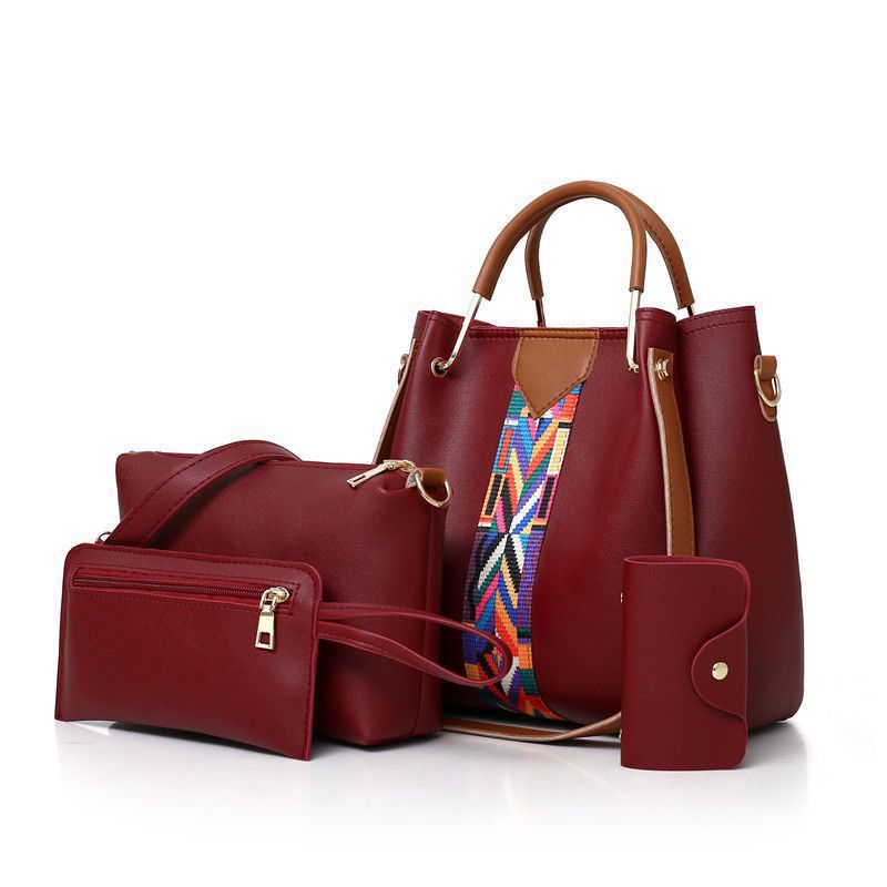 Fashionable Four-Piece Purse Set for Women