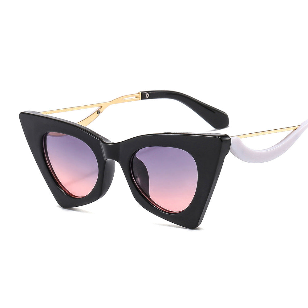 Cat Eye Shaped Selfie Sunglasses for Women 2815
