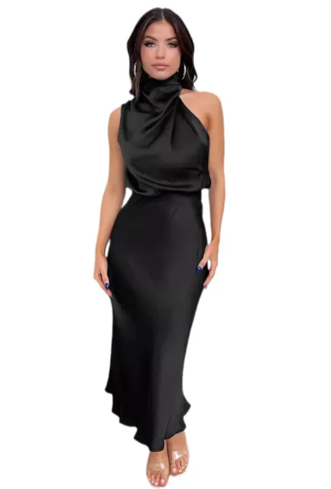 Evarisluxe Longue Silhouette Maxi Dress