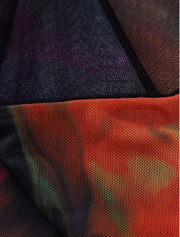 Slim-fit Printed Silk Bandeau Dress for Women