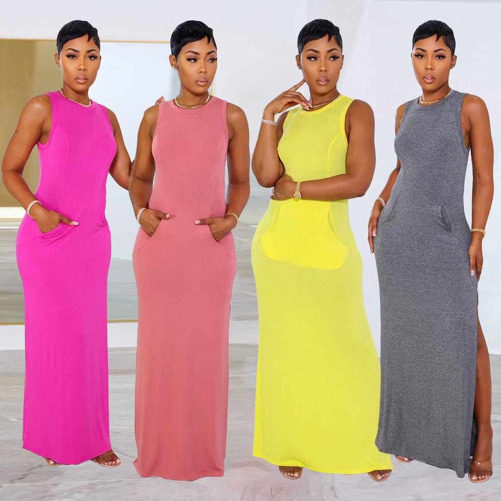 Women's Extra Thick Cotton Dress for Spring/Summer