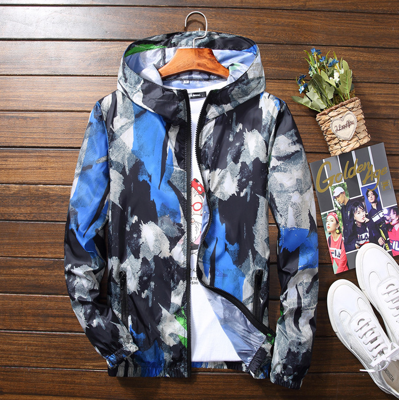 Camouflage Hooded Youth Casual Jacket