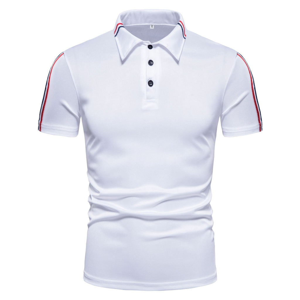 2023 Summer Men's Fashion Short Sleeve Polo Shirt