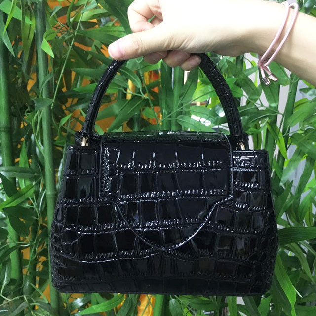 Evarisluxe Snake Skin Embossed Evening Handbag