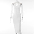 Summer 2022 Sheer Long Sleeve Dress for Women
