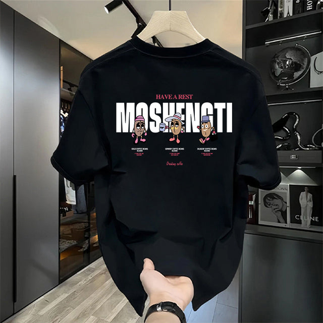 2024 Trend Luxury Brand Graphic Cotton T-Shirt for Men