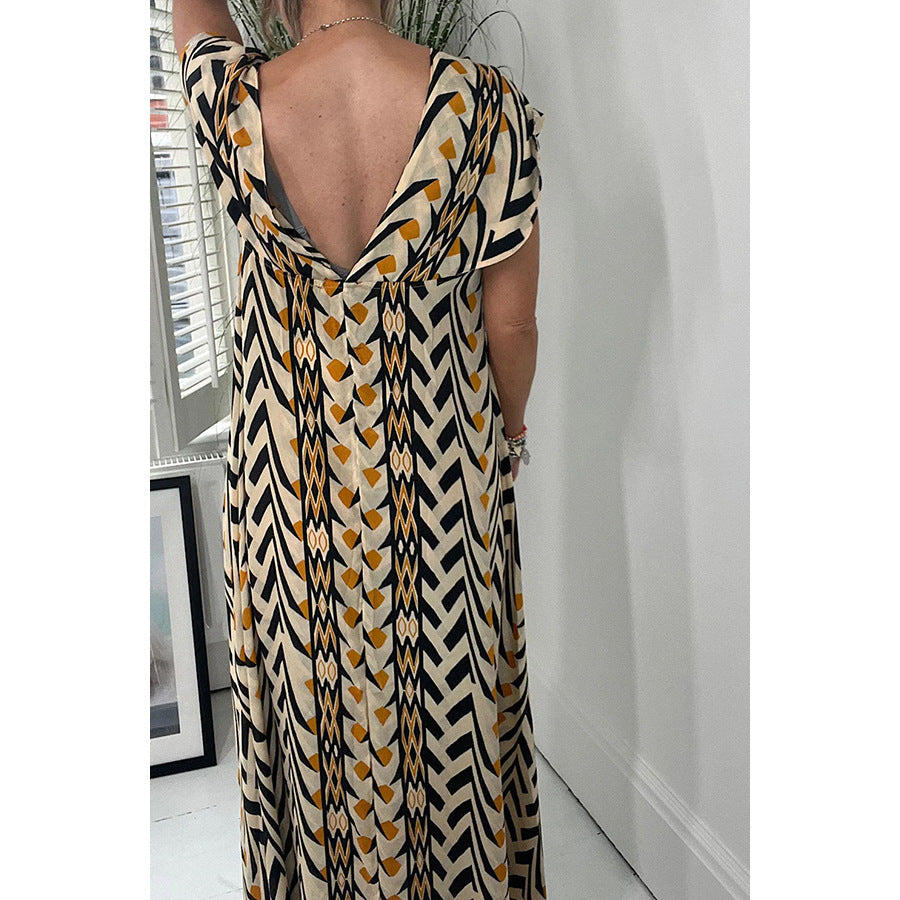 2023 Spring/Summer Floral Maxi Dress with Pockets