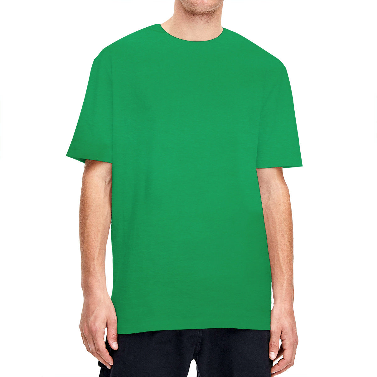 Custom Cotton Round Neck T-Shirt for Men and Women