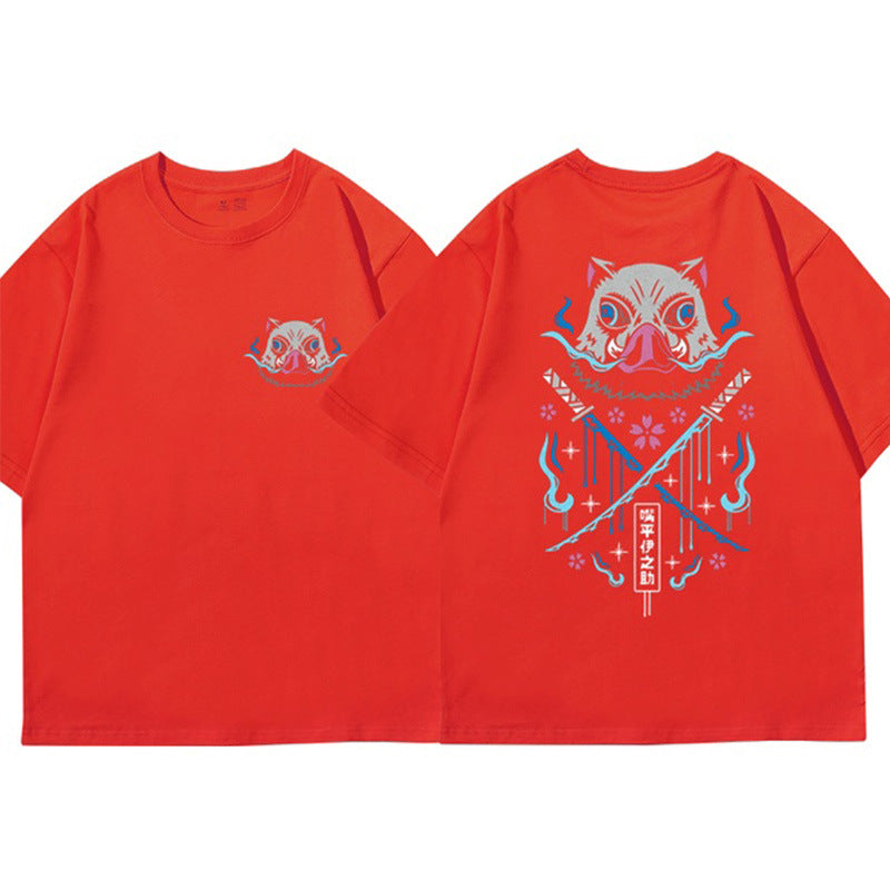 Demon Slayer Cotton T-Shirt for Men and Women