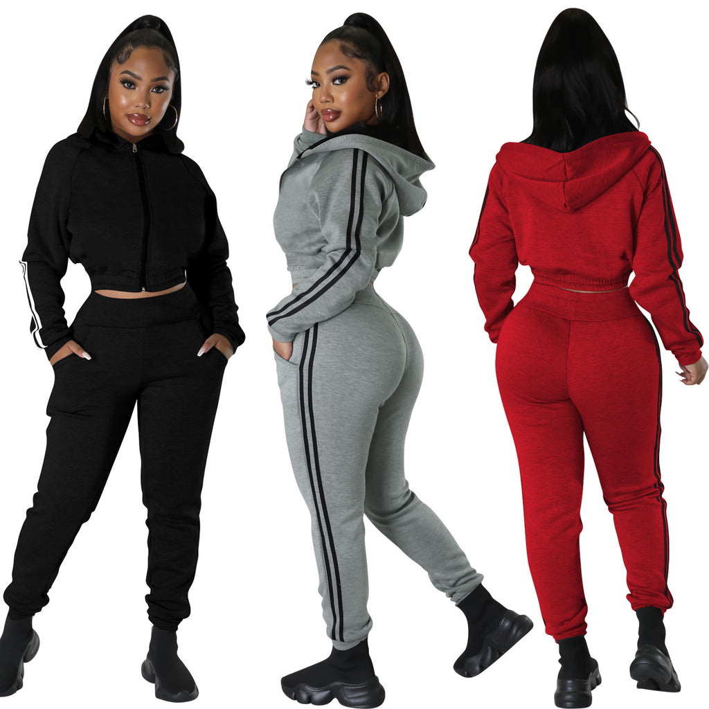 2020 Autumn Winter Fashion Fleece Two-Piece Set WP2116