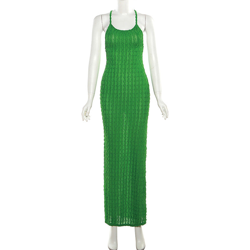 2024 Spring Women's Casual Solid Color Dress