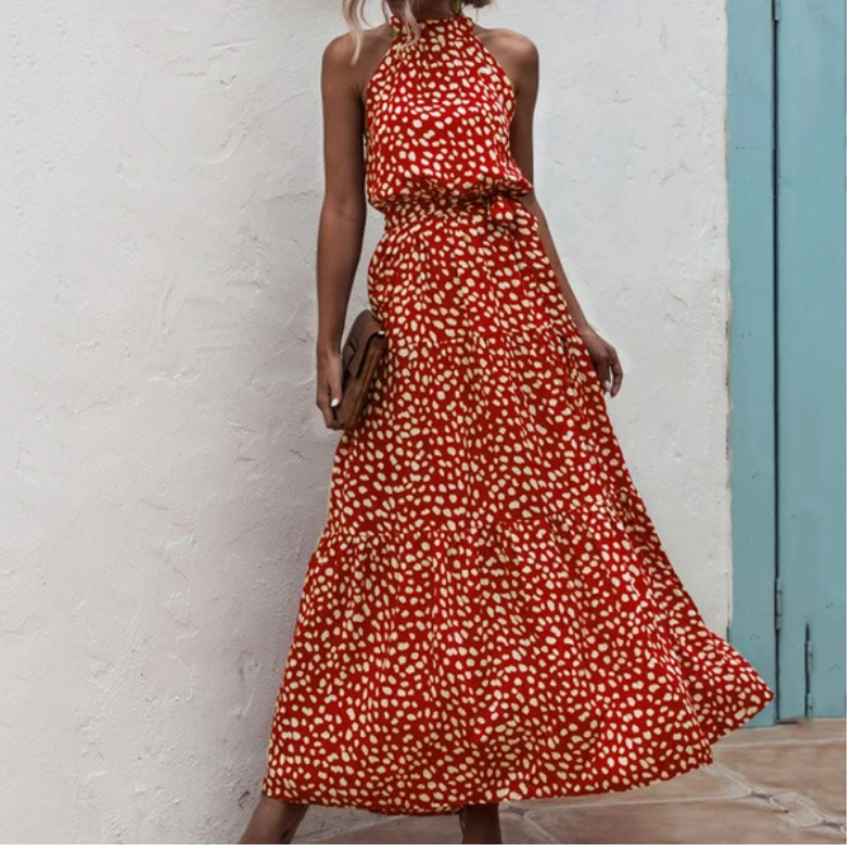 Bohemian Print Dress for Spring and Summer