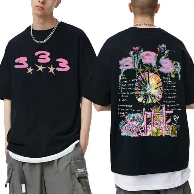 Bladee 333 Hip Hop Trend Cotton T-Shirt for Men & Women