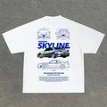 Summer New Car Letter Print T-Shirt for Men & Women