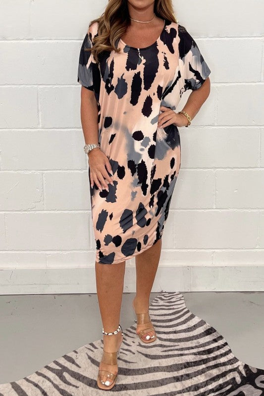 2023 Summer Plus Size Floral Casual Dress for Women