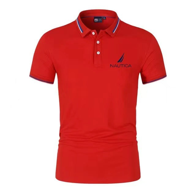 Breathable Summer Business Casual Short Sleeve Polo Shirt
