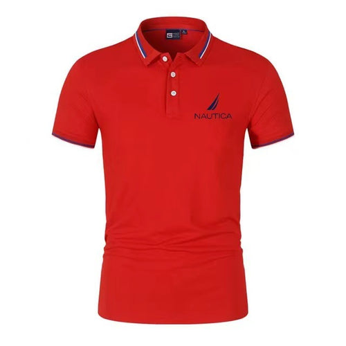 Breathable Summer Business Casual Short Sleeve Polo Shirt