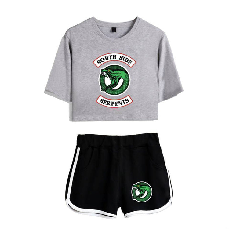 Riverdale Summer Women's Short Sleeve & Shorts Set