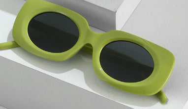 2022 Square Sunglasses in Pastel Colors for Women