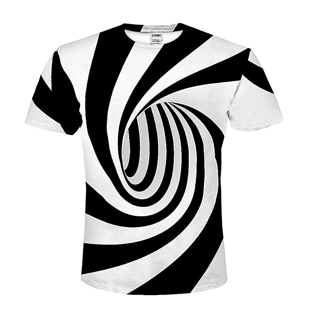 3D Printed Casual T-Shirt for Men and Women