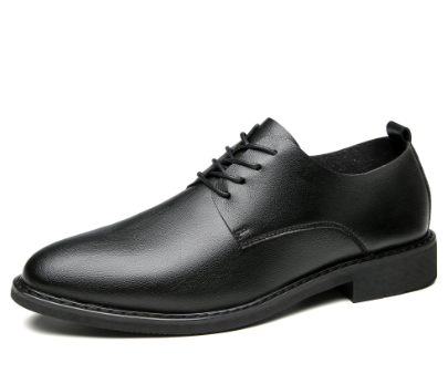 Lace-up Leather Shoes for Young Men