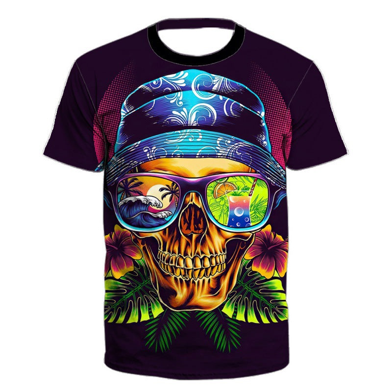 2023 Fashion 3D Printed Short Sleeve T-Shirt for Men