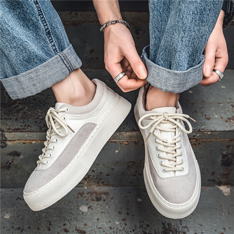 Men's Summer Casual Outdoor Sneakers - Stylish Low-top Canvas