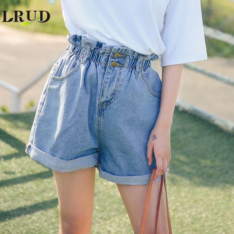 High-Waisted Denim Shorts for Women - Summer Style